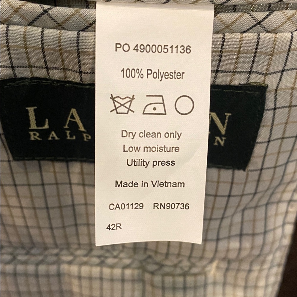 Lauren Ralph Lauren brown sport coat 42R academia soft lightweight - Picture 4 of 12